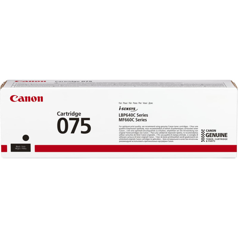 Canon 075 toner cartridge 1 pc(s) Original Black