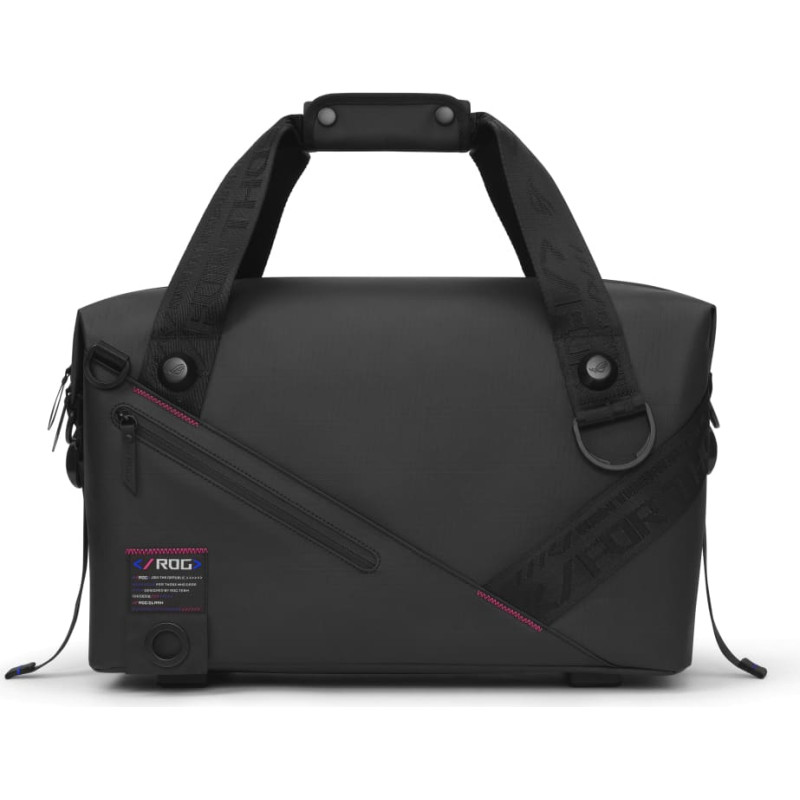 Asus ROG SLASH Duffle Bag Poliesteris, Poliuretanas (PU), Termoplastinis poliuretanas (TPU) Juoda Vyras Rankinukas
