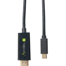 Techly Kabel USB Techly USB-C - HDMI 2 m Czarny (106312)