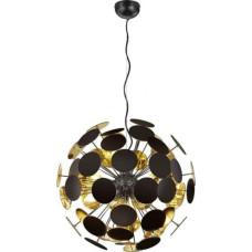 Noname Lampa wisząca lampa wisząca Discalgo 54 cm E14 stal 40W czarny/złoty