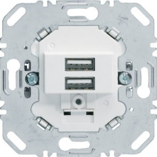 Berker Mechanizm gniazda USB ładowania 3A 230V biały mat one.platform 260209