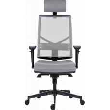 Powerton Krzesło biurowe Powerton Ergonomiczny fotel biurowy Marie, Szary