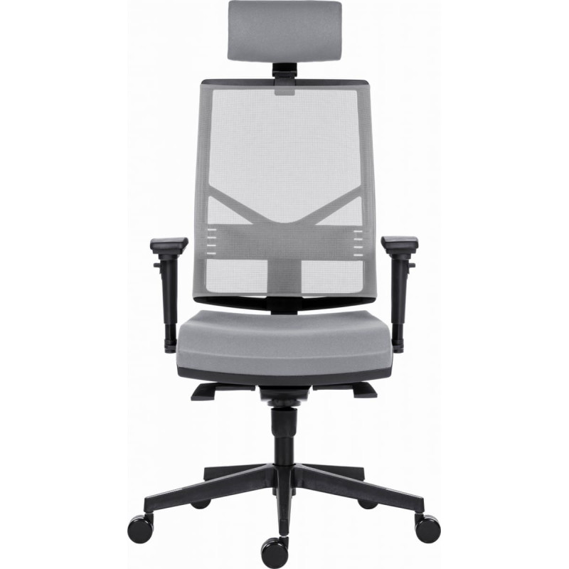 Powerton Krzesło biurowe Powerton Ergonomiczny fotel biurowy Marie, Szary