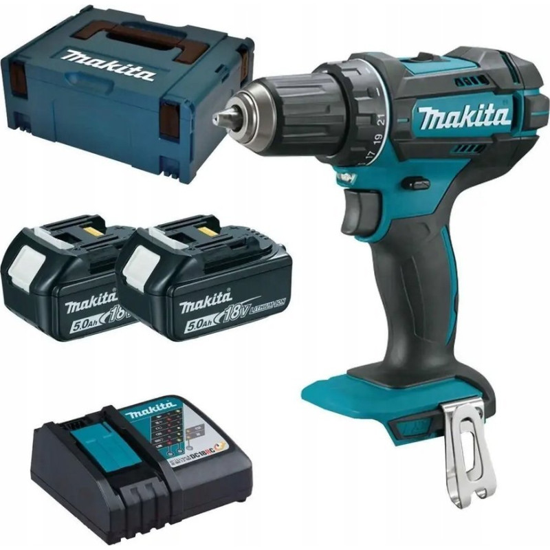 Makita Wiertarko-wkrętarka Makita DDF482RTJ 18 V 2 x akumulator 5 Ah