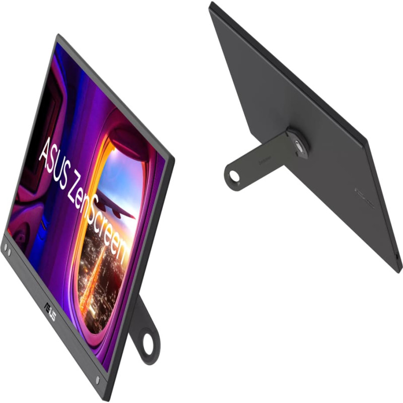 Asus ZenScreen MB166CR kompiuterio monitorius 39,6 cm (15.6") 1920 x 1080 pikseliai &bdquo;Full HD&ldquo; LCD Juoda