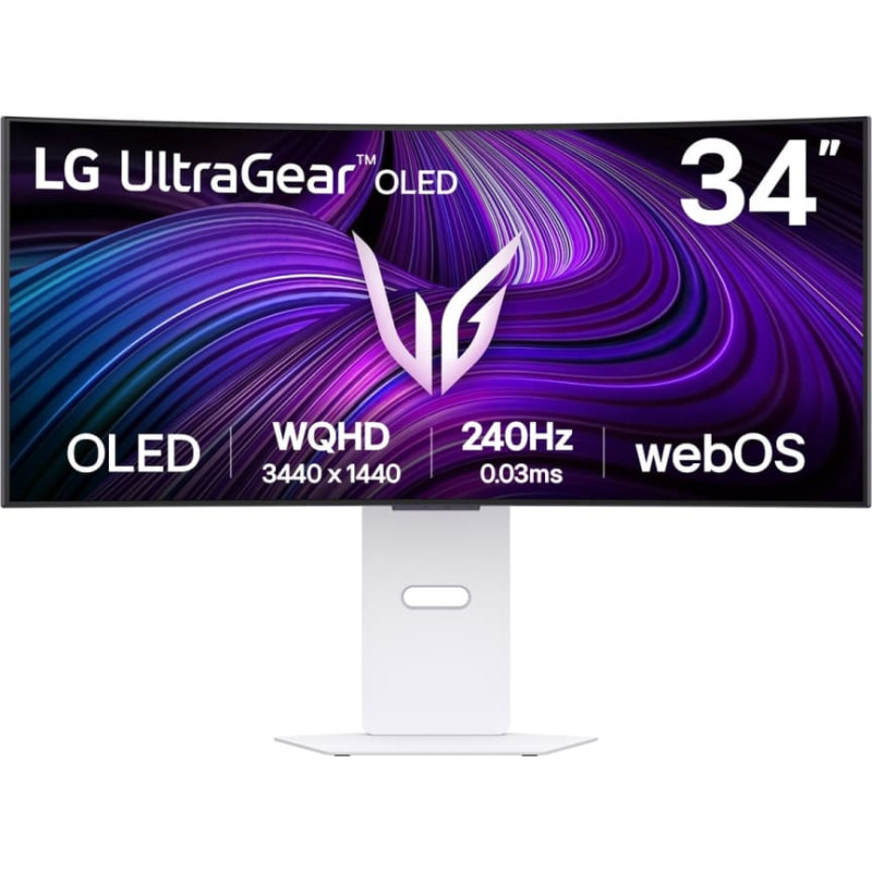 LG 34GX90SA-W kompiuterio monitorius 86,4 cm (34") 3440 x 1440 pikseliai Wide Quad HD OLED Balta