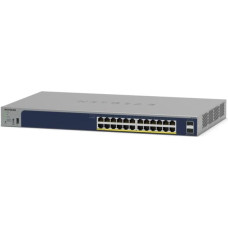 Netgear GS724TPv3 Управляемый L2 Gigabit Ethernet (10/100/1000) Питание по Ethernet (PoE) Серый