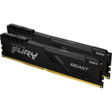 Kingston Technology FURY Beast 32GB 3200MT/s DDR4 CL16 DIMM (Kit of 2) 1Gx8 Black