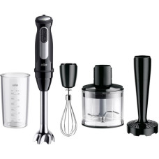Braun MultiQuick 5 Pro 0,6 L Panardinamas mai&scaron;ytuvas 1000 W Juoda, Sidabras