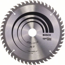 Bosch Tarcza pilarska Optiline Wood 235x30x2,8mm 48z. (2608640727)