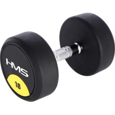 HMS &lrm;&lrm;Hantel HG PRO gumowany 1 x 18 kg