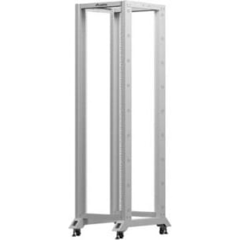 Lanberg Open rack stand 19 inches 42U 600x800 grey