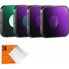 K&F Zestaw Filtr&oacute;w 4w1 Szary ND ND4 ND8 ND16 Polaryzacyjny PL do GoPro Hero 4K / SKU.2333