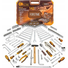 Forcekraft Zestaw narzędzi 142el. 1/4'', 3/8'' i 1/2'' (6-kątnych) (4-32mm)
