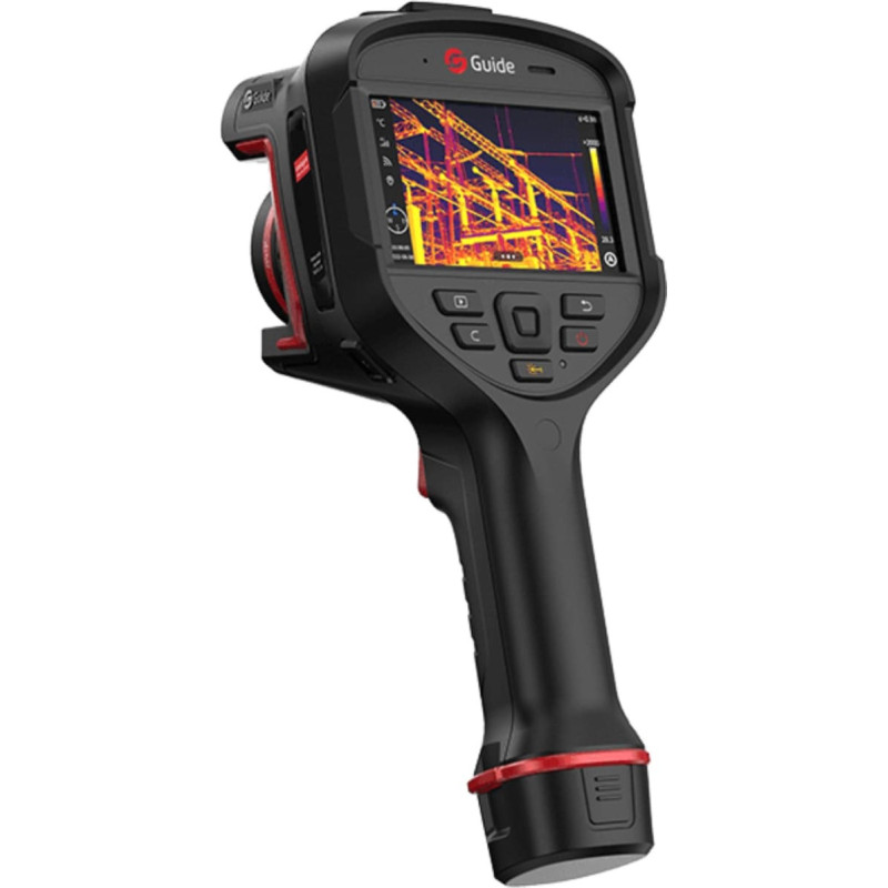 Guide Kamera termowizyjna, IR 256x192, -40~650C, FOV 2519, 4,3'' dotykowy LCD, Laser, 5MP, 64GB, Wi-Fi, Bluetooth, H2