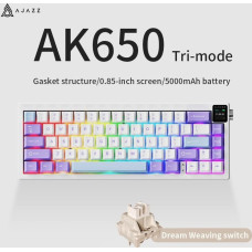 Ajazz Klawiatura gamingowa mechaniczna AK650 Dream Weaver Switch Purple-White-Blue-3 model-RGB