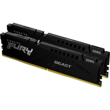 Kingston Technology FURY Beast m&auml;lumoodul 128 GB 2 x 64 GB DDR5 5600 MT/s 288-pin DIMM