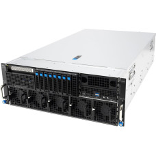 Asus Platforma Asus Rack (4U) ESC8000A-E13X AMD EPYC 9005 (8xNVMe, 2xM.2, 2x10Gbe, 8xQSFP, IPMI, R3200W)