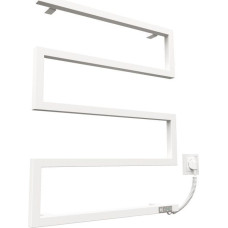 Kosser Electric towel rail Zeta 685x550 ER, with timer, white (cable on the right)