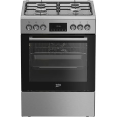 Beko Dujinė viryklė su elektrine orkaite Beko FBE6330GXDSN