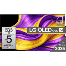LG OLED evo AI OLED77G51LW телевизор 195,6 cm (77") 4K Ultra HD Smart TV Wi-Fi Черный