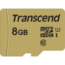 Transcend Karta Transcend 500S MicroSDHC 8 GB Class 10 UHS-I/U1 V30 (TS8GUSD500S)