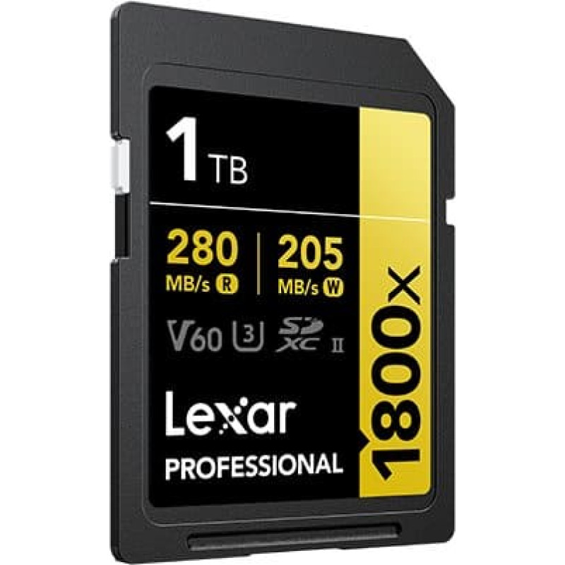 Lexar Karta Lexar Professional 1800x SDXC 1 TB Class 10 UHS-II/U3 V60 (LSD1800001T-BNNNG)