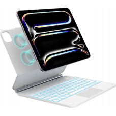 Noname Etui Typecase Edge z klawiaturą do iPad Pro 13'' 2024/2025 biały