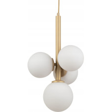 Sigma Perla 33606 lampa wisząca zwis białe kule ball 4x12W G9 biała/beżowa