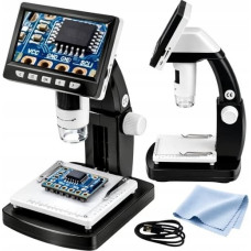 Leantoys Mikroskop Cyfrowy Edukacyjny Ekran 4,3 Cala LCD USB LED Powiększenie 1000x