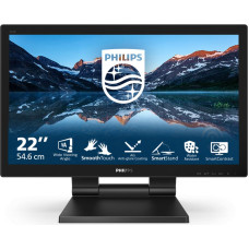 Philips B Line 222B9TA/00 PC lamekuvar 54,6 cm (21.5") 1920 x 1080 pikslit Full HD LCD Puutetundlik ekraan Lauapealne Must
