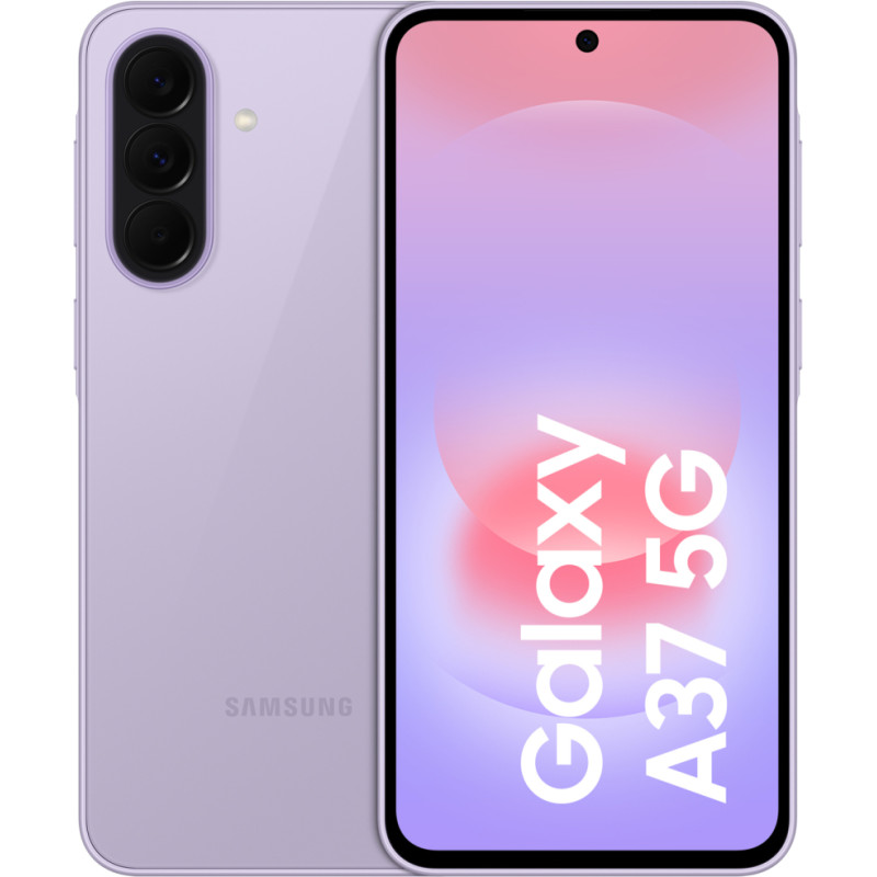 Samsung Galaxy A37 5G 17 cm (6.7") Kaksik-SIM Android 16.0 USB t&uuml;&uuml;p-C 6 GB 128 GB 5000 mAh Lavendel