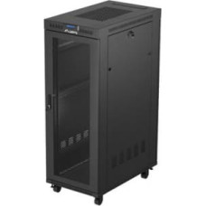 Lanberg Standing rack cabinet 19 inch 32U 600x1000 perforated door LCD black (Flat pack)