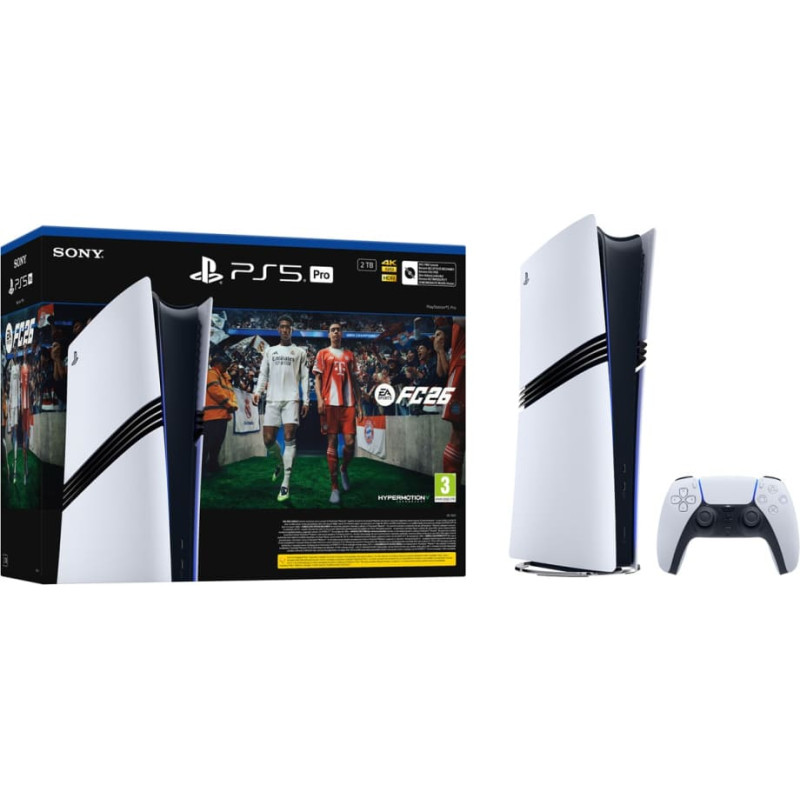 Sony Playstation 5 Pro FC26 Bundle 2 TB Wi-Fi Black, White