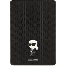 Karl Lagerfeld Etui na tablet Karl Lagerfeld Etui Karl Lagerfeld KLFC10SAKHPKK Apple iPad 10.2 2019/2020/2021 (7., 8. i 9. generacji) czarny/black Saffiano Monogram Ikonik Magnet Allover