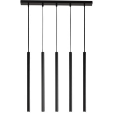 Sigma Lampa wisząca Sigma Lampa wisząca tuby Sopel 33615 wielopunktowa metalowa czarna
