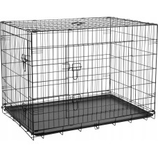 Rebel Metalowa klatka dla psa, kojec, rozmiar XXL 107x71x78 cm , REBEL ANIMALS
