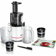 Bosch MESM500W sulčiaspaudė Lėtaeigė sulčiaspaudė 150 W Juoda, Balta