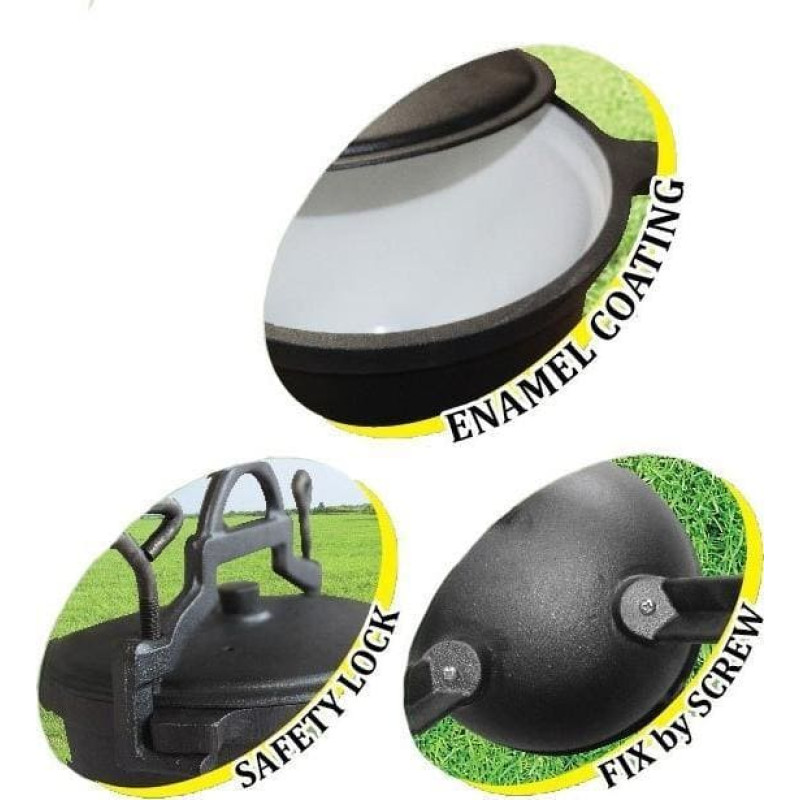 Kinghoff KH 2241 Kociołek węglowy