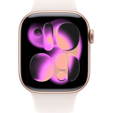 Apple Smartwatch Apple Watch 11 GPS 42mm Rose Gold Alu Sport Band M/L R&oacute;żowy  (MEU44WF/A)