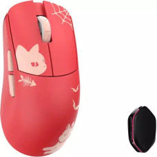 Wlmouse Mysz WLMouse YING Magnesium Bezprzewodowa mysz gamingowa, PAW3950HS, 8K Polling, OMRON Optical Switches - czerwony