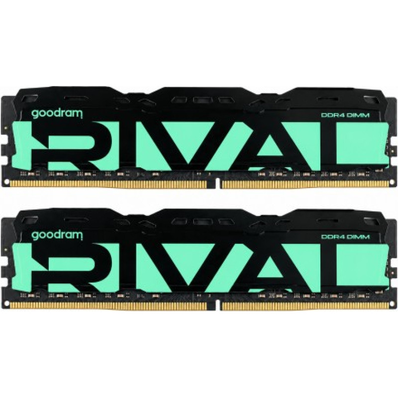 Goodram PC memory DDR4 Rival Radiant 64GB (2*32)/3200 CL18 green