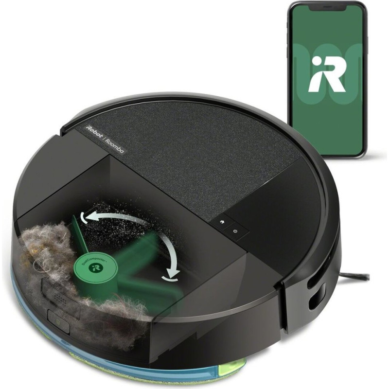 Irobot Robot sprzątający iRobot Roomba 205 DustCompactor vacuum cleaner with floor cleaning Black