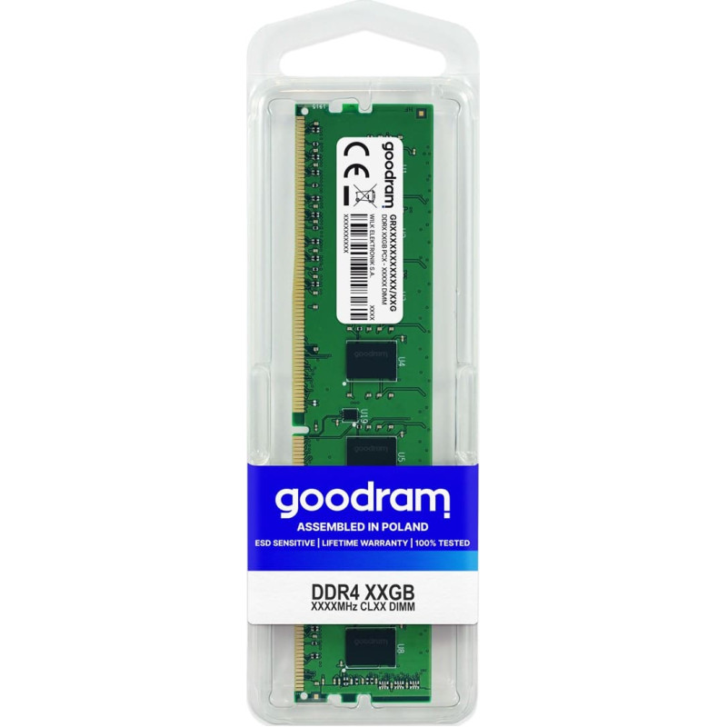 Goodram GR3200D464L22S/8G модуль памяти 8 GB 1 x 8 GB DDR4 288-pin DIMM