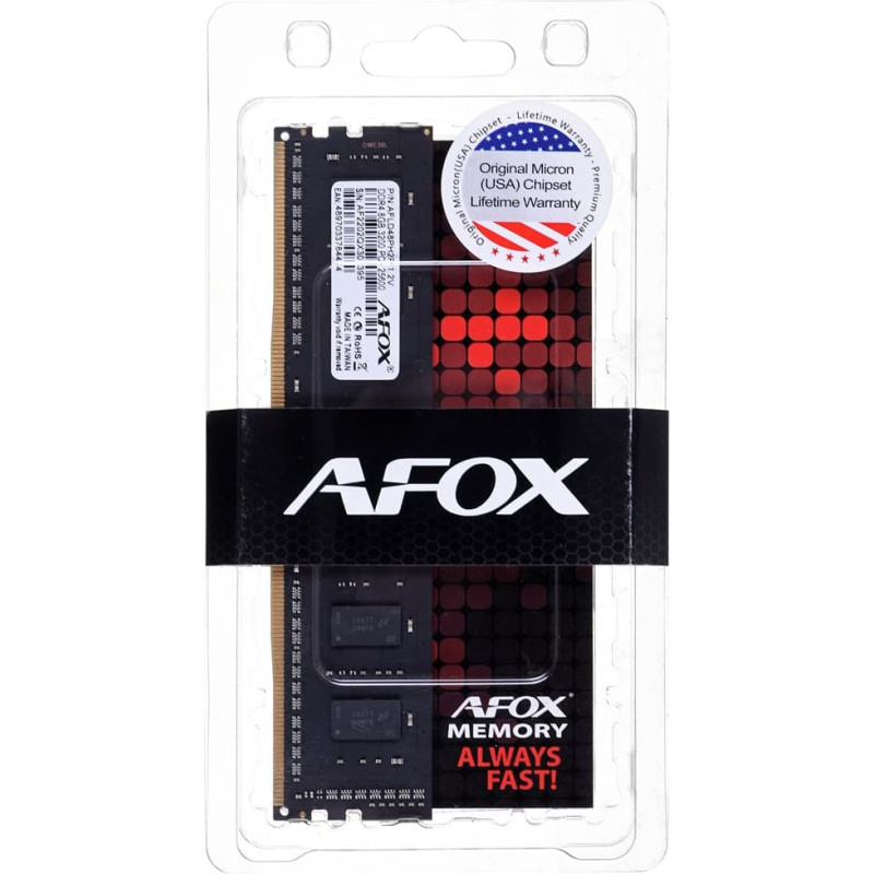 Afox PC Memory DDR4 16GB 3200MHz Micron Chip CL22 XMP2