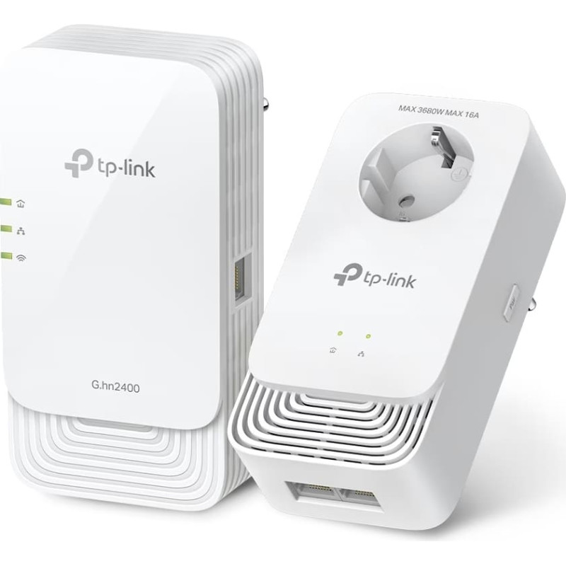 Tp-Link WiFi range extender Powerline PGW2440 Kit G.hn2400 AX1800 WiFi 6