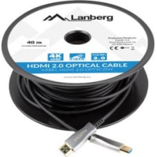 Lanberg CA-HDMI-20FB-0400-BK optical cable HDMI M/M 40m v2.0 4K AOC
