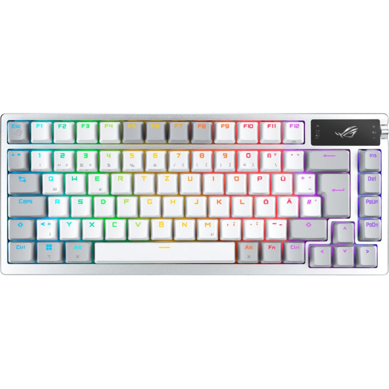 Asus ROG Azoth клавиатура Игровой USB + RF Wireless + Bluetooth Белый