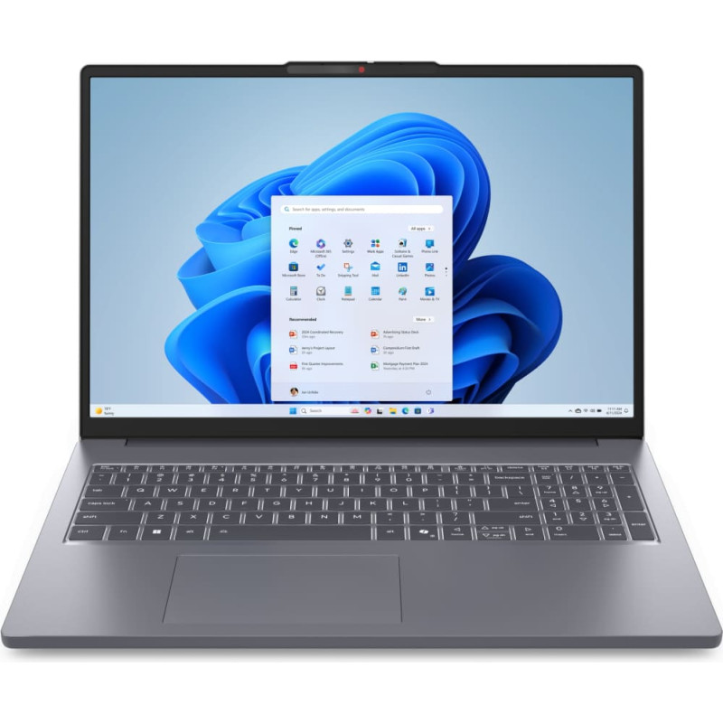 Lenovo IdeaPad Slim 3 16ARP10 AMD Ryzen&trade; 5 7535HS S&uuml;learvuti 40,6 cm (16") WUXGA 16 GB DDR5-SDRAM 512 GB SSD Wi-Fi 6 (802.11ax) Inglise Hall