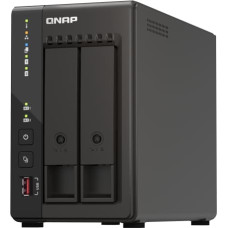 Qnap TS-253E NAS Tower Процессор Intel&reg; Celeron&reg; J6412 8 GB 0 TB QNAP QTS Черный